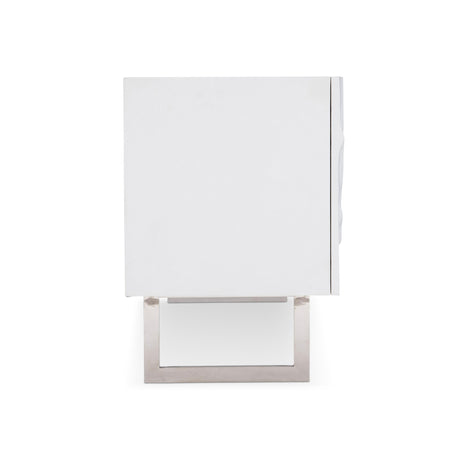 Penrose White Plaster Entertainment Credenza - Ornate Home