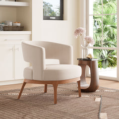 Penryn Beige Accent Chair - Ornate Home