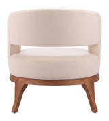 Penryn Beige Accent Chair - Ornate Home