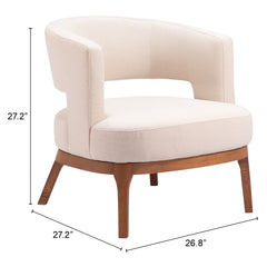 Penryn Beige Accent Chair - Ornate Home
