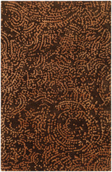 Pensacola 5x8 Brown Premium Wool&Viscose Rug - Clearance - Ornate Home