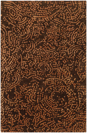 Pensacola 5x8 Brown Premium Wool&Viscose Rug - Clearance - Ornate Home
