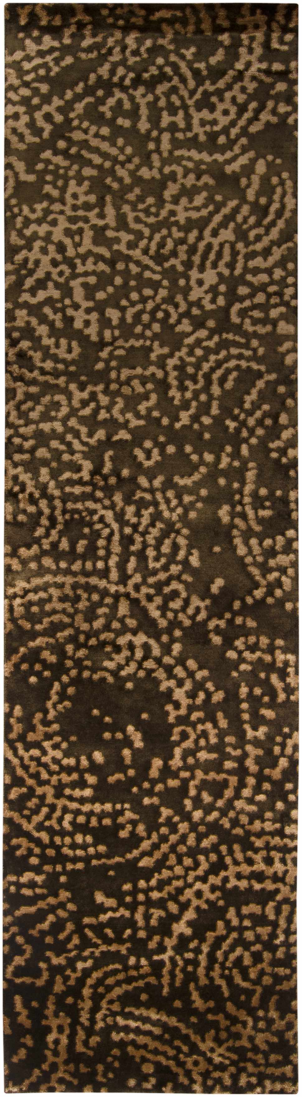 Pensacola 5x8 Brown Premium Wool&Viscose Rug - Clearance - Ornate Home