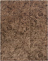 Pensacola 5x8 Brown Premium Wool&Viscose Rug - Clearance - Ornate Home