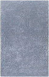 Pensacola 5x8 Charcoal Premium Wool&Viscose Rug - Clearance - Ornate Home