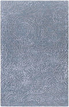Pensacola 5x8 Charcoal Premium Wool&Viscose Rug - Clearance - Ornate Home