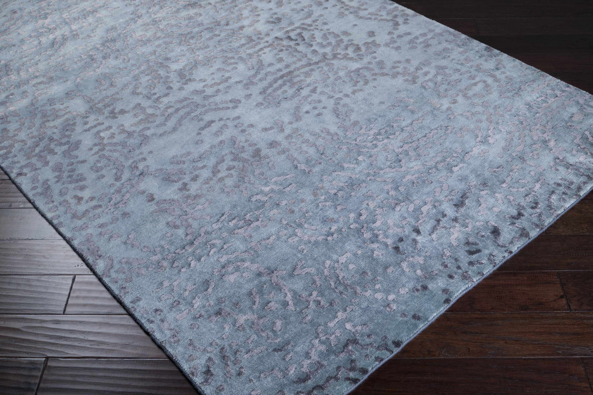 Pensacola 5x8 Charcoal Premium Wool&Viscose Rug - Clearance - Ornate Home