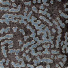 Pensacola Denim/Black Premium Wool&Viscose Rug - Clearance - Ornate Home