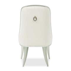 Penthouse Ash Gray/Frosted Linen Dining Side Chair - Ornate Home