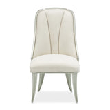 Penthouse Ash Gray/Frosted Linen Dining Side Chair - Ornate Home