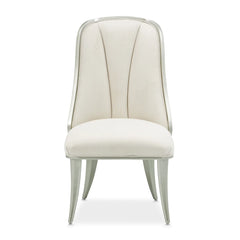 Penthouse Ash Gray/Frosted Linen Dining Side Chair - Ornate Home