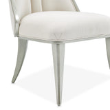 Penthouse Ash Gray/Frosted Linen Dining Side Chair - Ornate Home