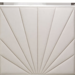 Penthouse Ash Gray/Frosted Linen Eastern King Canopy Bed - Ornate Home