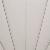 Penthouse Ash Gray/Frosted Linen Eastern King Canopy Bed - Ornate Home