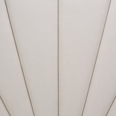 Penthouse Ash Gray/Frosted Linen Eastern King Canopy Bed - Ornate Home
