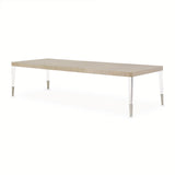 Penthouse Ash Gray Rectangular Dining Table - Ornate Home