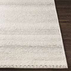 Penticton Cream Flat Woven Wool Rug - Ornate Home