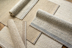 Penticton Cream Flat Woven Wool Rug - Ornate Home