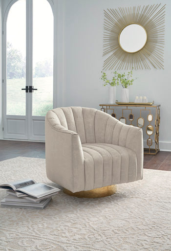 Penzlin Pearl Velvet Accent Chair (Online Special Price) - Ornate Home
