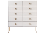 Peony Alabaster Drawer Chest - Ornate Home