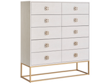 Peony Alabaster Drawer Chest - Ornate Home