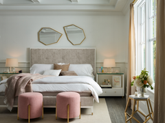 Peony Alabaster Nightstand - Ornate Home
