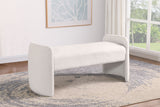 Peoria Ivory Accent Bench - Ornate Home