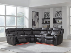 Perarrygin Carbon 2-Piece Reclining Sectional - Ornate Home