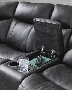 Perarrygin Carbon 2-Piece Reclining Sectional - Ornate Home