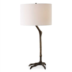 Perch Bird-Leg Bronze Table Lamp - Ornate Home