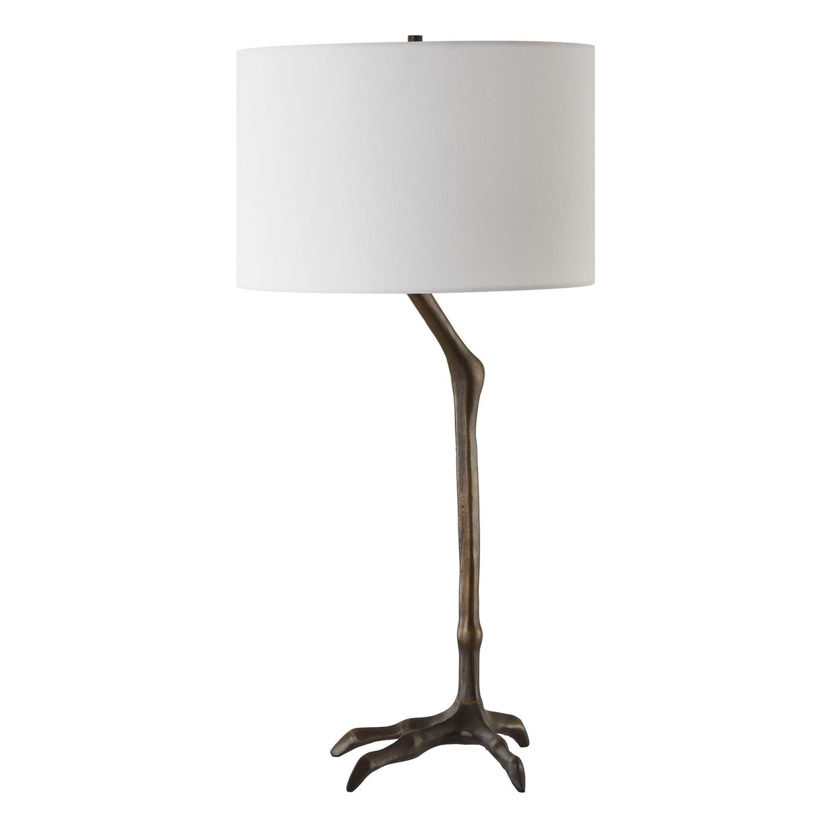 Perch Bird-Leg Bronze Table Lamp - Ornate Home