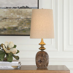 Percy Brown Marble Buffet Lamp - Ornate Home