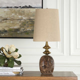 Percy Brown Marble Buffet Lamp - Ornate Home
