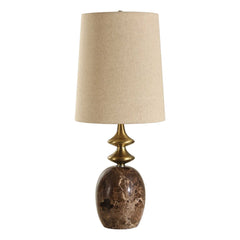 Percy Brown Marble Buffet Lamp - Ornate Home