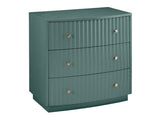 Percy Teal Three-Drawer Chest - Ornate Home