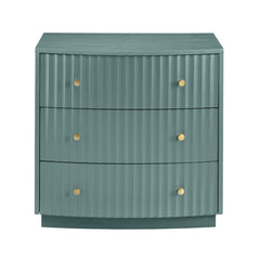 Percy Teal Three-Drawer Chest - Ornate Home