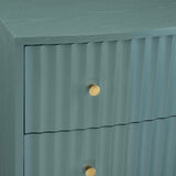 Percy Teal Three-Drawer Chest - Ornate Home