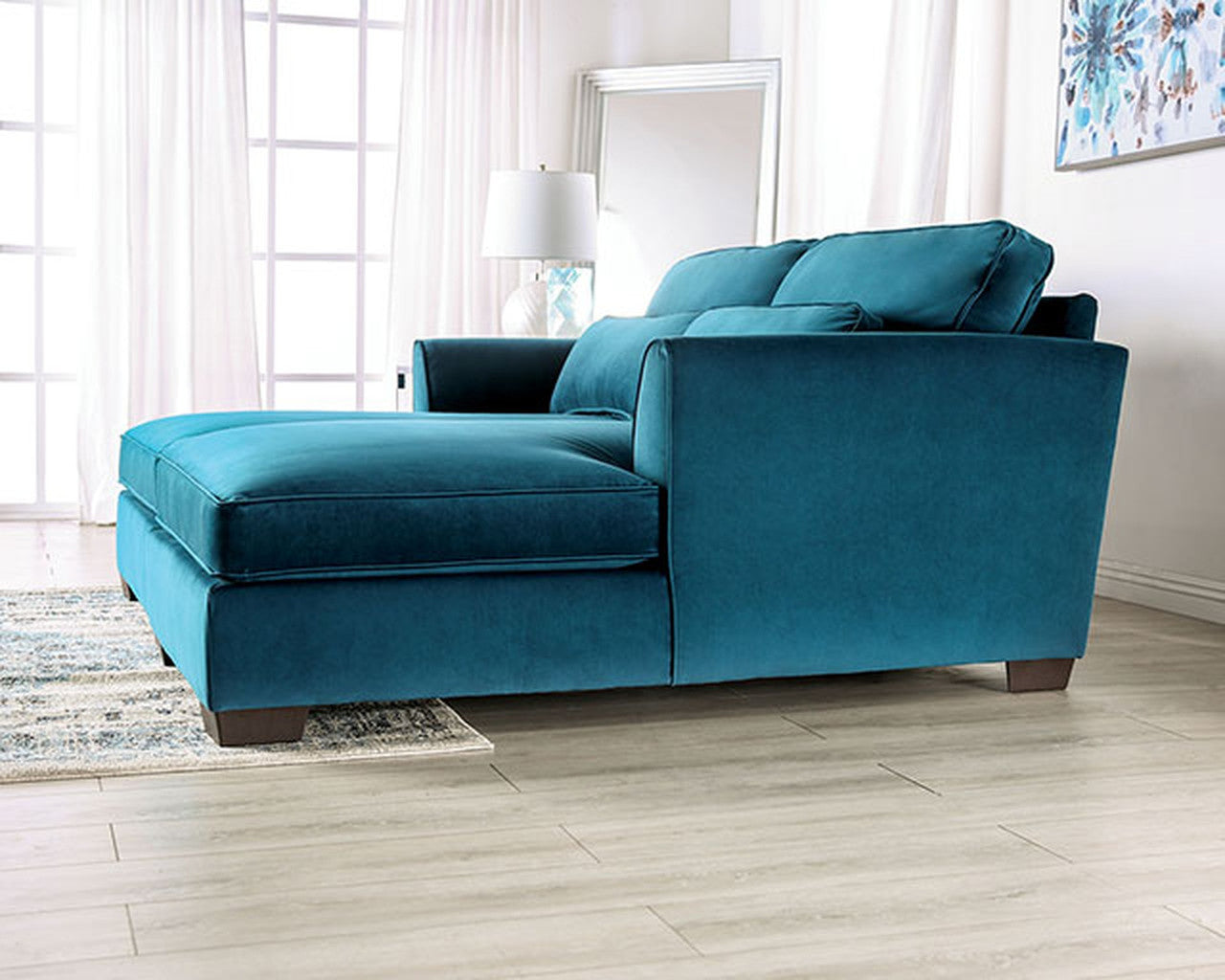 Peregrine Teal Sectional - Ornate Home