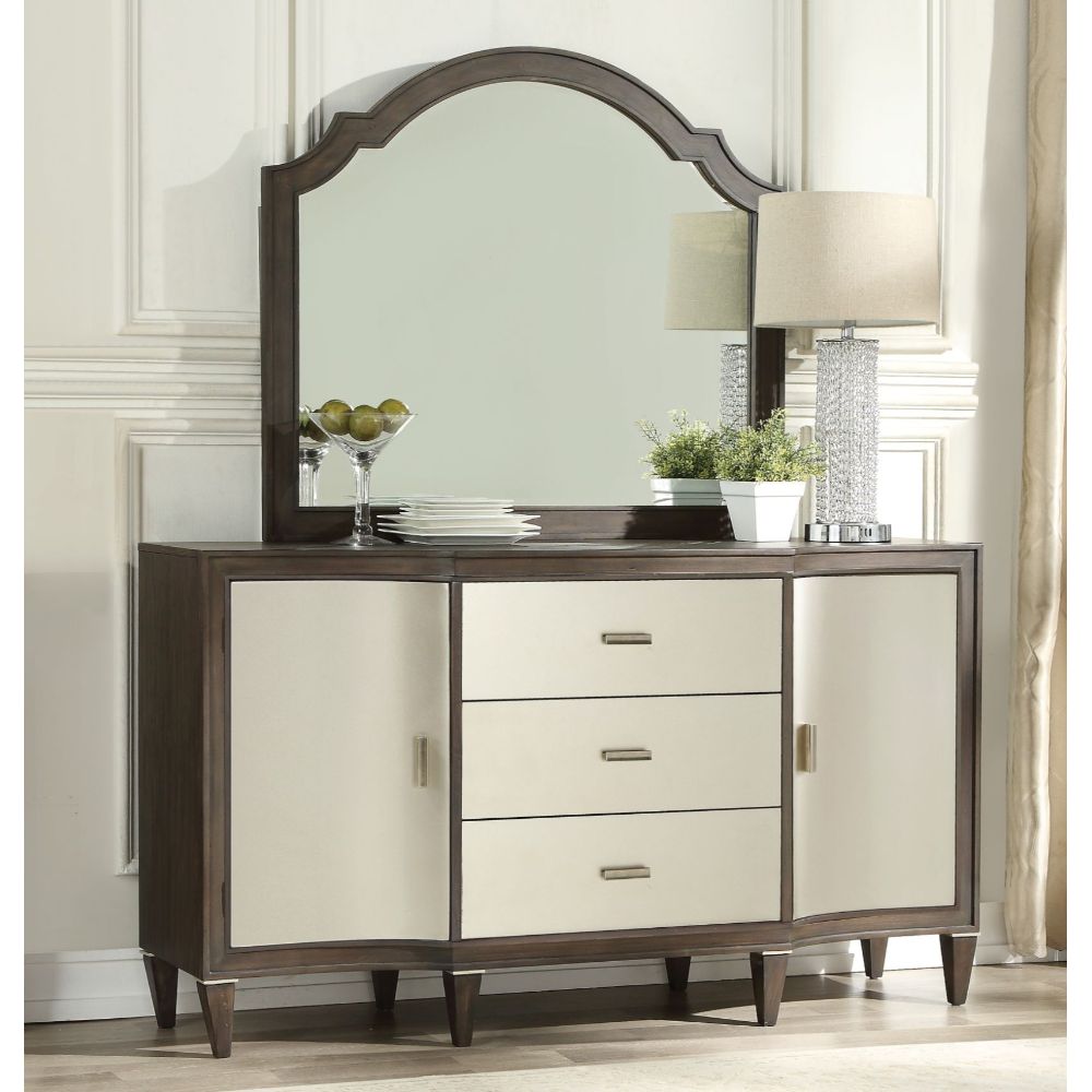 Peregrine Walnut Mirror - Ornate Home