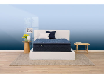 Perfect Sleeper® Blue Cobalt Calm 14.5″ Firm Pillow Top Queen Mattress - Ornate Home