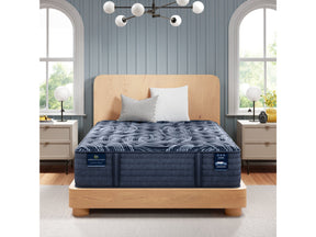 Perfect Sleeper Pro New Paris 15" Dark Blue Latex Hybrid Twin XL Medium Mattress - Ornate Home