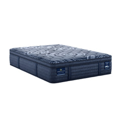 Perfect Sleeper Pro Valais 15" Dark Blue Latex Hybrid King Plush Pillow Top Mattress - Ornate Home