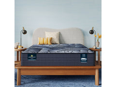 Perfect Sleeper X Aspen 12.5" Dark Blue/Black Hybrid Full Firm Mattress - Ornate Home