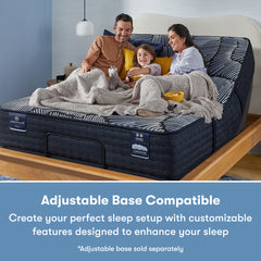 Perfect Sleeper X Aspen 12.5" Dark Blue/Black Hybrid Full Firm Mattress - Ornate Home