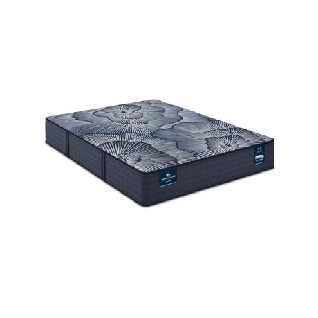 Perfect Sleeper X Aspen 12.5" Dark Blue/Black Hybrid Queen Firm Mattress - Ornate Home