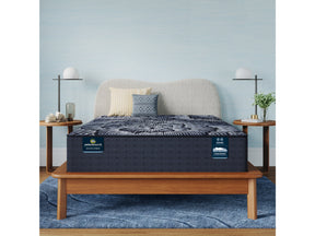 Perfect Sleeper X Excelled 13.75" Dark Blue/Black Hybrid California King Extra Firm Mattress - Ornate Home