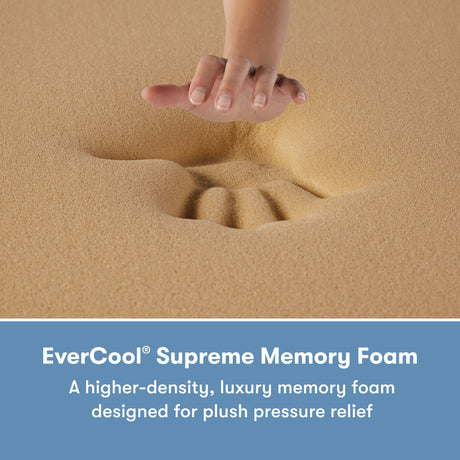 Perfect Sleeper X Excelled 14.25" Dark Blue/Black Hybrid Twin XL Plush Mattress - Ornate Home