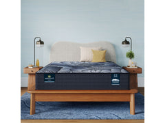 Perfect Sleeper X Kendall 13" Dark Blue/Black Hybrid California King Medium Mattress - Ornate Home
