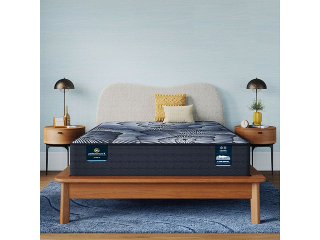 Perfect Sleeper X Kendall 13" Dark Blue/Black Hybrid California King Plush Mattress - Ornate Home