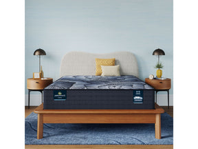 Perfect Sleeper X Kendall 13" Dark Blue/Black Hybrid King Plush Mattress - Ornate Home